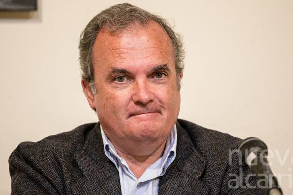 Ricardo del Río, ante los aficionados en el Club Cocherito de Bilbao