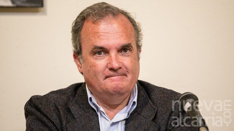 Ricardo del Río, ante los aficionados en el Club Cocherito de Bilbao